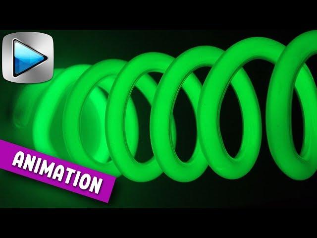 Movement on the SPIRAL. ANIMATION of movement in Sony Vegas.