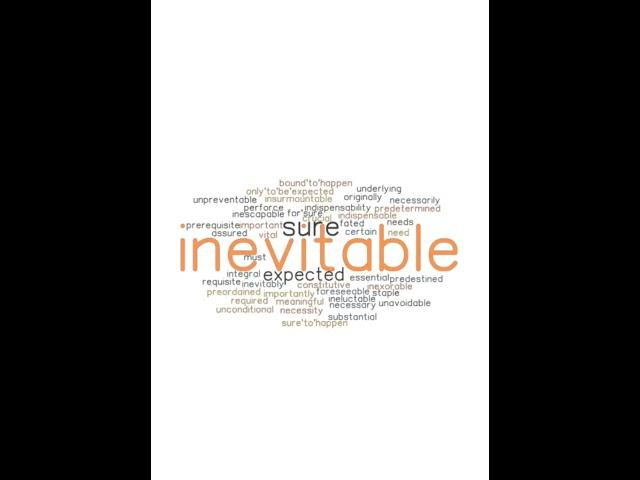 Inevitable (Learning English Word)