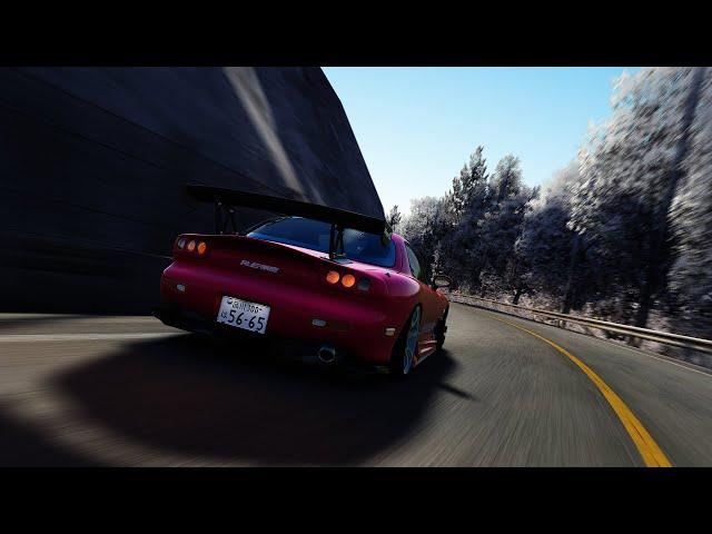 Mazda RX7 FD Re Amemiya Akagi Downhill TA (3:16.778) | Assetto Corsa