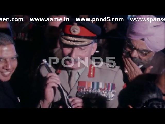 Field Marshal Sam Manekshaw Receiving 5-Star Rank & Handing Over Command To General Bewoor