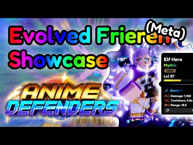 EVOLVED Elf Hero Frieren Showcase | Anime Defenders