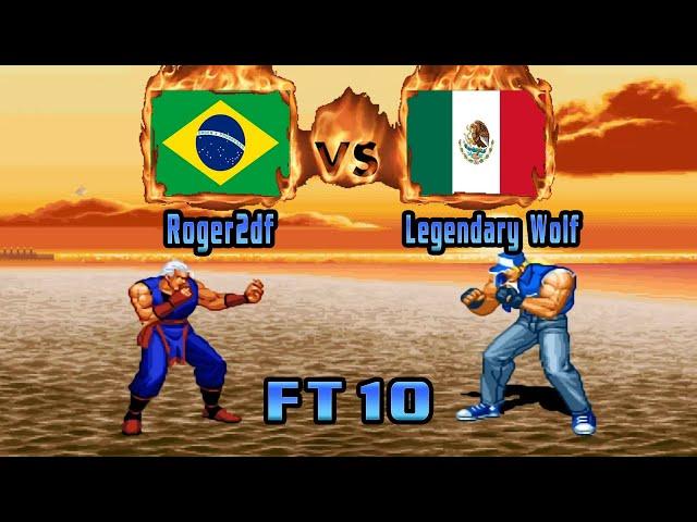 Real Bout Fatal Fury Special - Roger2df (BRA) VS (MEX) Legendary Wolf [rbffspec] [Fightcade] [FT10]