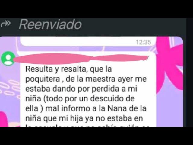 BUENAS TARDES, su HIJA se PERDIÓ o alguien VINO POR ELLA a la ESCUELA no la ENCONTRAMOS 