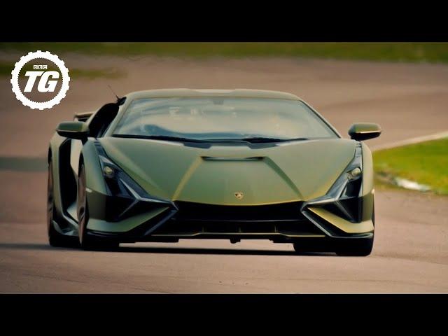 Chris Harris vs Lamborghini Sián | 800bhp + hyper-hybrid Lambo | Top Gear Series 30