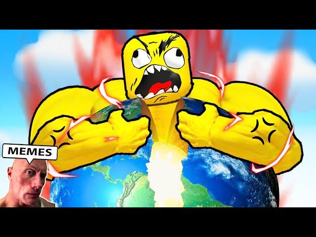 ROBLOX NEED MORE STRENGTH - ALL ENDINGS  Funny Moments | Bacon Strong Skip School