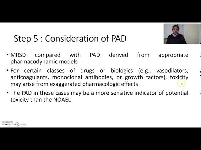 Extrapolation of animal dose into MRSD in humans