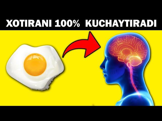 Miyani 100% ishlatuvchi va xotirani kuchaytiruvchi 8 mahsulot!