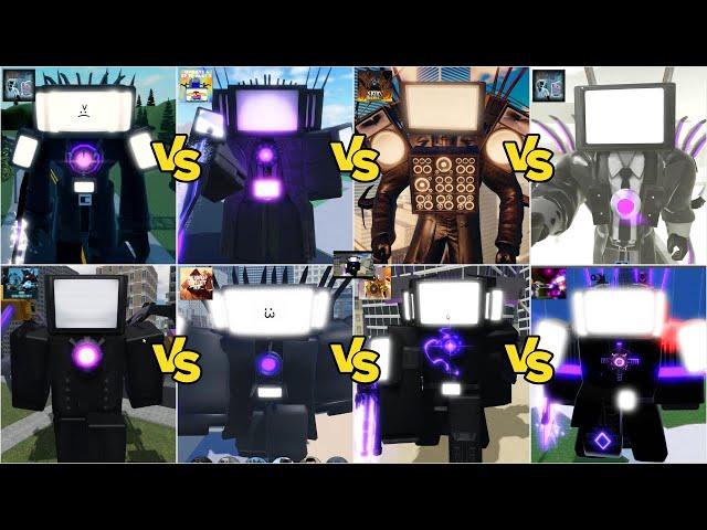 Evolution of Titan TV Man in Different SKIBIDI TOILET Roblox Games