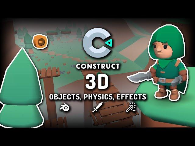 Construct 3D: Plugins to UNLOCK your Creativity and Make Games