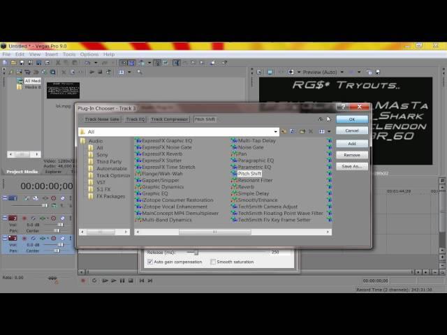 [Tutorial]How to make a Alien/Robot Sound Efect In SonyVegas 9.0