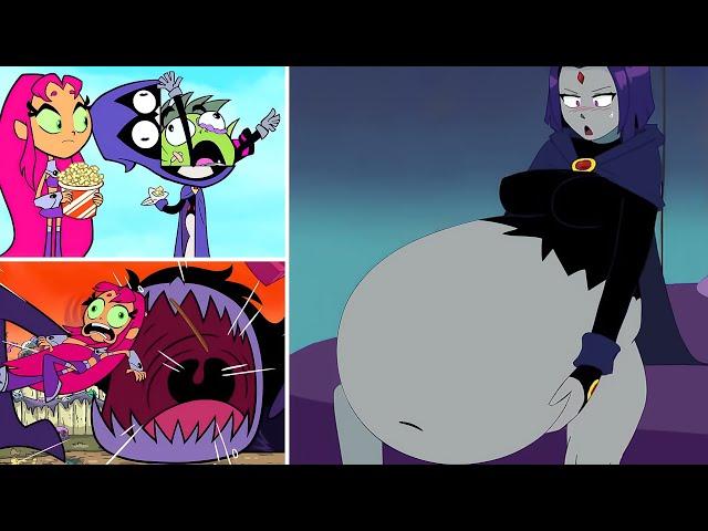 WAIT Raven!! THEY'RE NOT FOOD!!!  ( Teen Titans Mega Buffet )