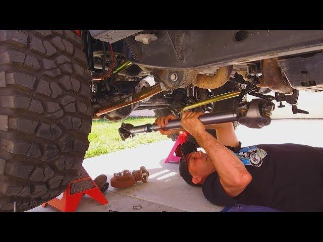 Jeep Wrangler JKU Driveshaft Upgrade HOW TO DIY - Tom Wood's and Hells Revenge Highlight