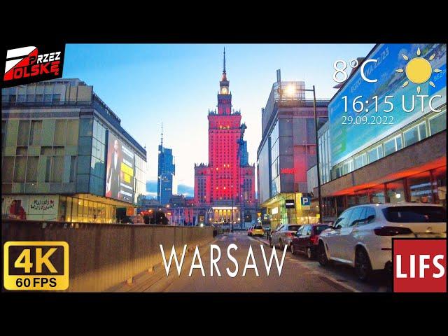 4k POLAND  #DRIVE  ~ WARSAW ~ WOLA - MURANÓW - ŚRÓDMIEŚCIE ~ 60fps #PrzezPolskę