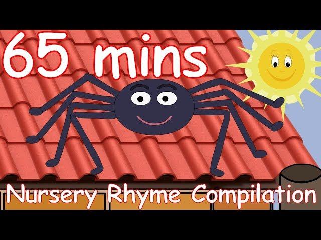 Incy Wincy Spider! And lots more Nursery Rhymes! 65 minutes!