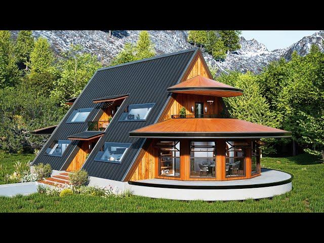 Relaxing Tour of This 4 Bedroom A-Frame - The Perfect Cabin: Cozy, Elegant, and Truly Breathtaking