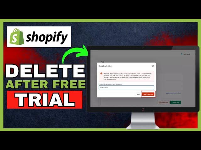 How To Delete Shopify Store - After Free Trial | QUICK & EASY (2024)