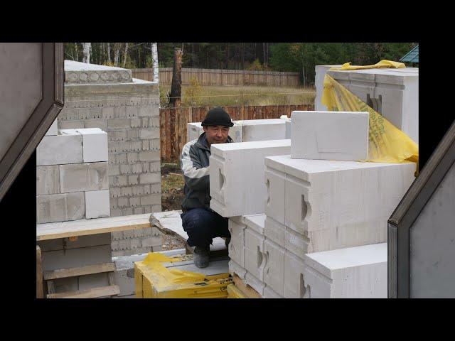 Строительство дома из газобетона за 5 минут. Проекты домов из газобетона