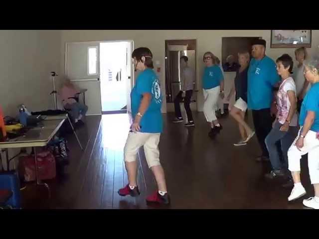 RIO DE AMOR Line Dance @ 2015 Hermosa Beach California Workshop with Ira Weisburd