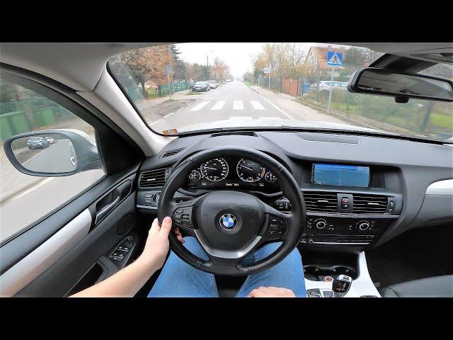 Bmw X3 F25 2.0d 143KM Automat (2014) POV Test Drive & Acceleration 0-100 | 4K #164