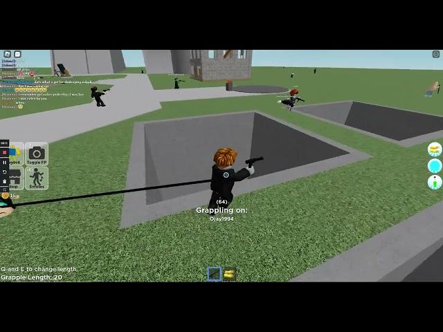 GRAPPLING PEOPLE TO DEATH-roblox grapple players