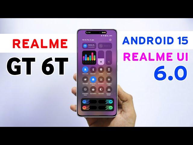 Realme GT 6T Realme Ui 6.0 Android 15 : First Look (Official Update) 15.0.0.450 - Hidden Features