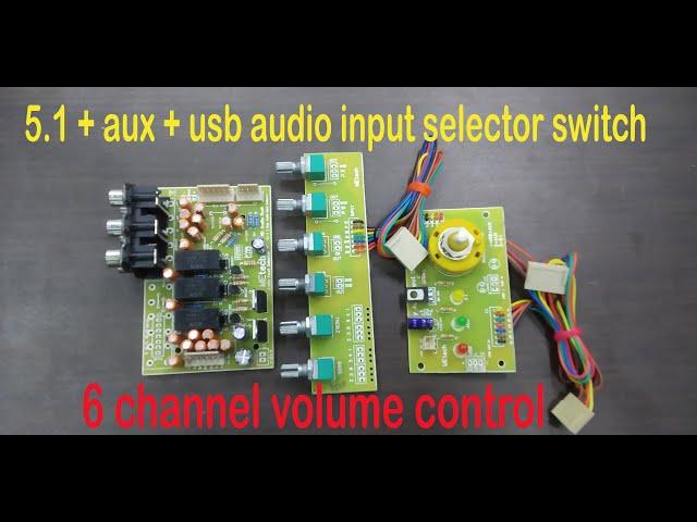 5.1 & stereo input selector switch