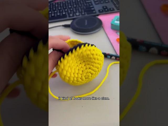 Pac-Man Crochet For My Boyfriend!  (@TheWoobles kit) | IG: @PamsPlushie #ShortsFriends