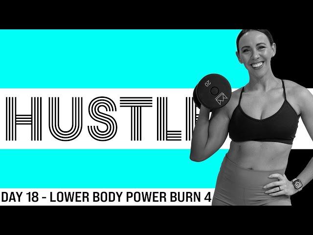 30 Minute At-Home Leg Day! Low Impact, All Fitness Levels,  | HUSTLE - Day 18