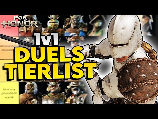 Y8S1 1v1 Duels Tierlist - BEST DUELS CHARACTERS IN FOR HONOR