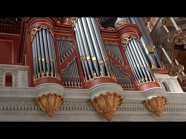 "Kroont Hem met gouden kroon" Fantasie Alex den Boer. Orgel  St. Laurenskerk Rotterdam (sampl.)