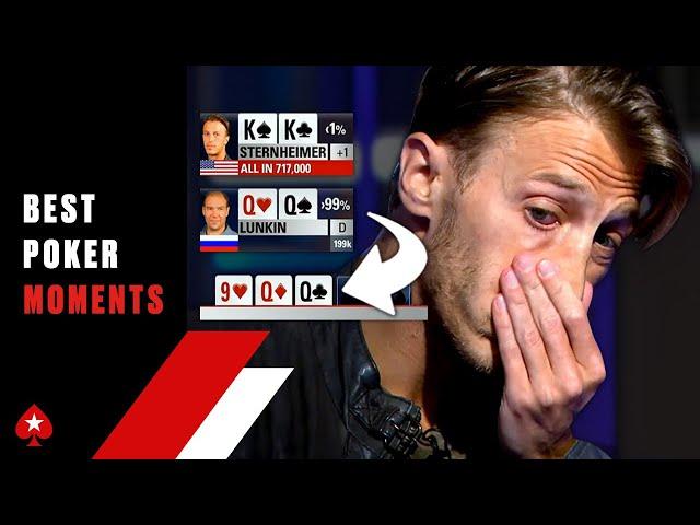 FLOPPING QUADS (The best feeling in Poker) ️ Best Poker Moments ️ PokerStars