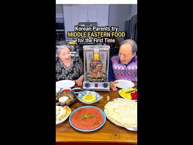 Korean Parents try Middle Eastern Food for the First Time