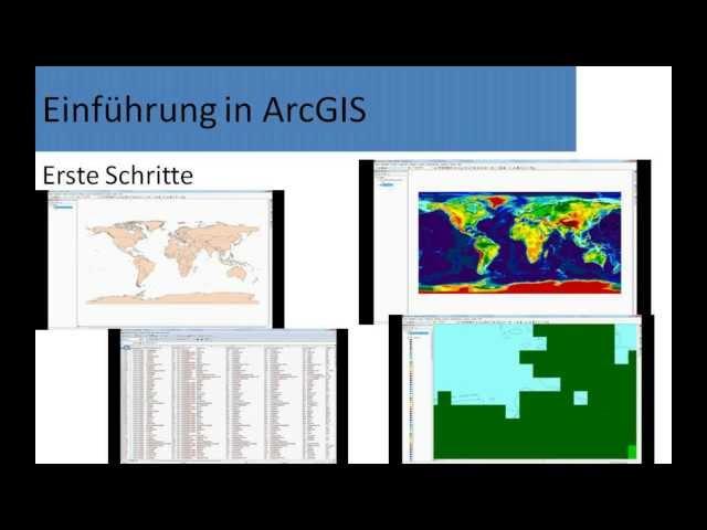 Einführung in ArcGIS: Erste Schritte (1. Video)