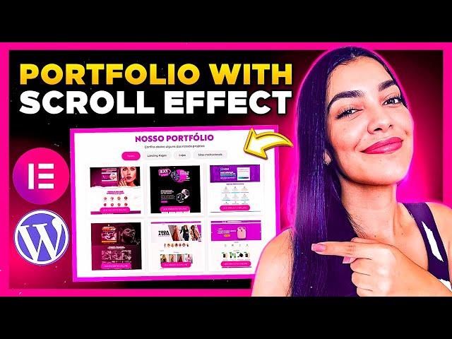 How to Create a PORTFOLIO Container in Elementor with Tabs [+ Scroll Effect]