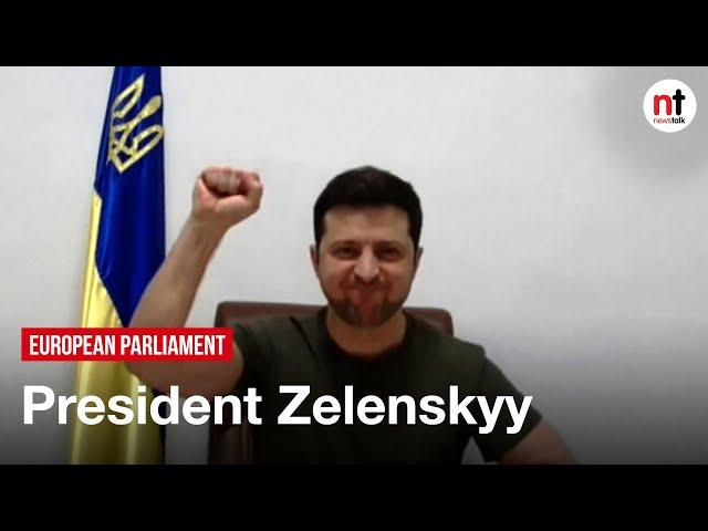 President Zelenskyy's full speech to the European Parliament