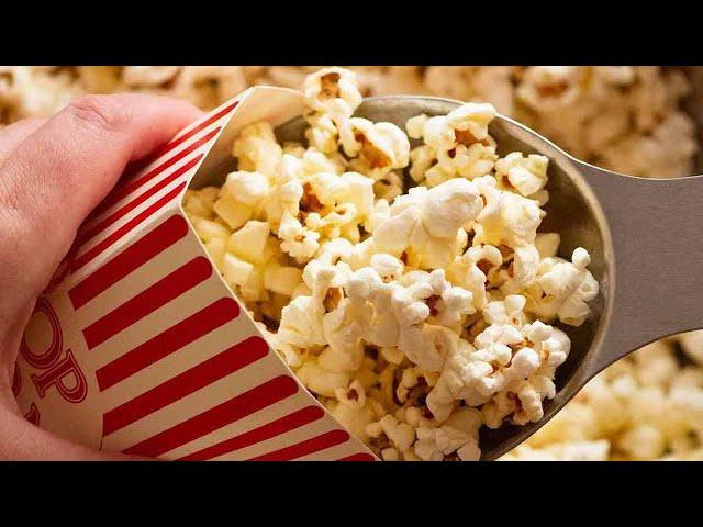 Slightly Sweet & Salty Butter Popcorn - STAYS CRISPY for days!