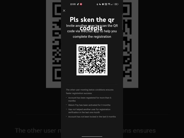 Pls scan the QR code with wechat app have