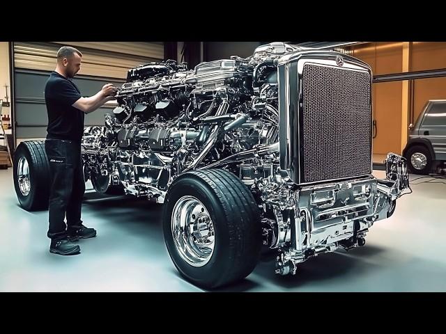 Man Fully RESTORES Mercedes TRUCK ENGINE Perfectly | Start to Finish by @PROMOTORbl