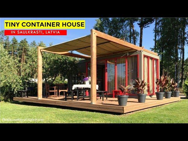 Summer House: Tiny Container Airbnb in Saulkrasti, Latvia