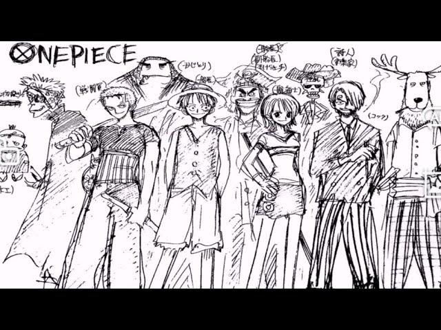 One Piece Characters Original Designs/Concepts By Oda