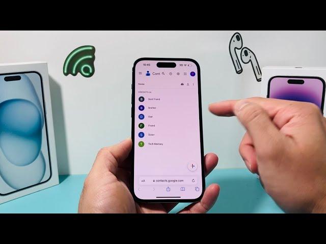 How to Import Google Gmail Account Contacts to iPhone