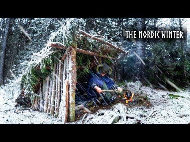 Skyrim Laavu Bushcraft Survival - Nordic Winter Camping