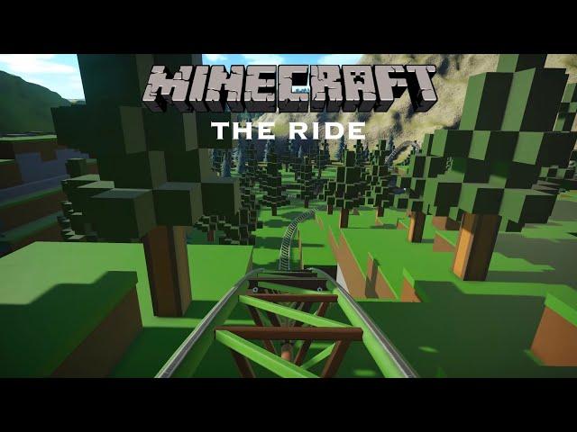 【4K60P】プラネットコースター ジェットコースター 「マインクラフト・ザ・ライド」 / "Minecraft the ride" Roller coaster at Planet Coaster