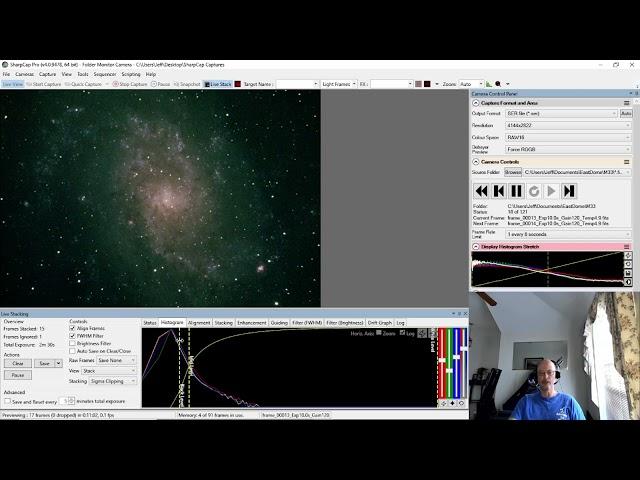 Live Stacking with SharpCap Pro (version 4)