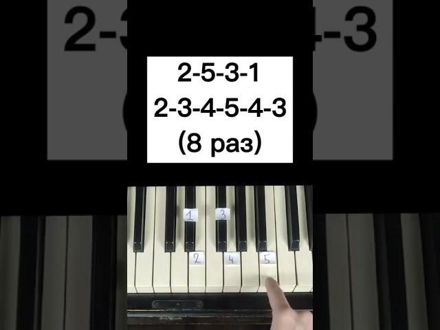 HOW TO PLAY THIS SONG ON THE PIANO!? #1 | PIANO BY NUMBERS #shorts