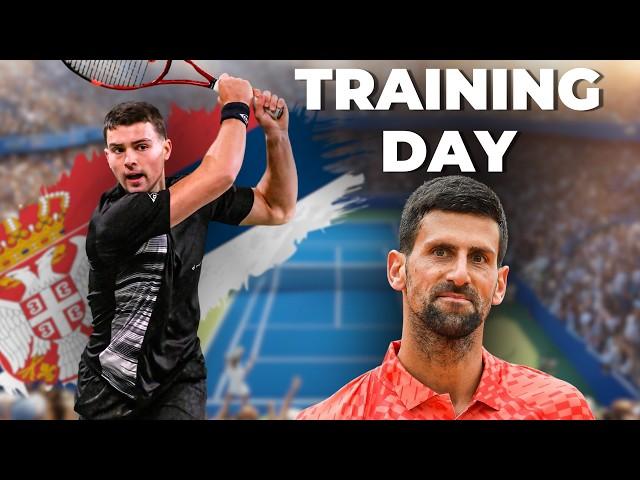 I Survived Novak Djokovic's Intense Training Day!