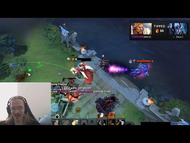 Topson: "F*CK you Ceb"  - a wild Ceb appears out of nowhere