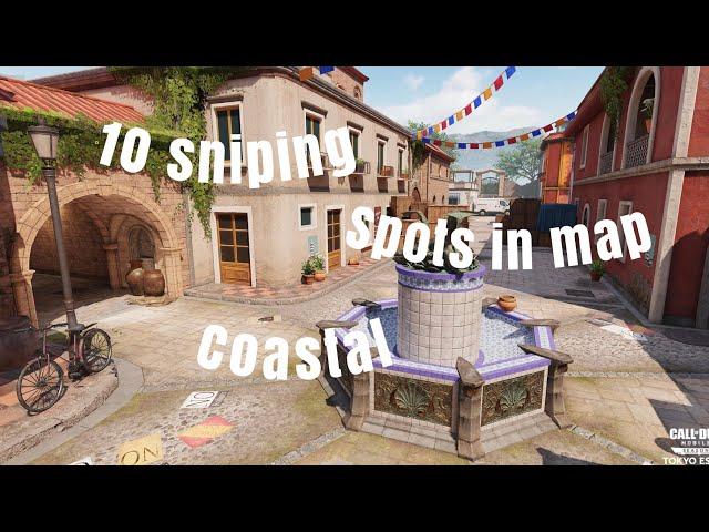 10 Sniping Spots/Wallbang on map Coastal