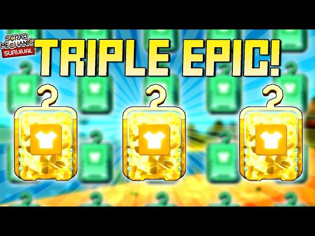 25 New Clothing Items with 3 Epic Boxes! Help Me Choose!  - Scrap Mechanic Survival Mode [SMS 31]