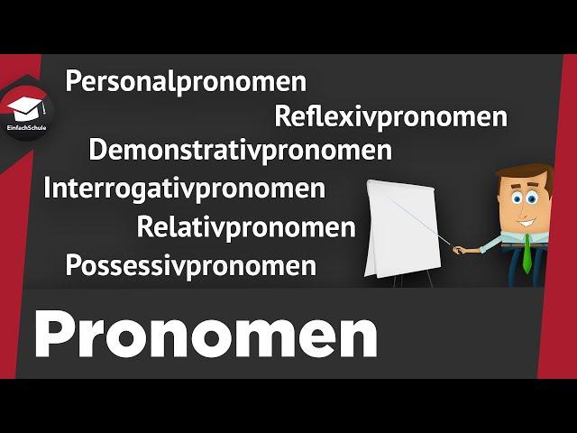 Pronomen in Deutsch einfach erklärt - Arten von Pronomen - Merkmale und Beispiele einfach erklärt!